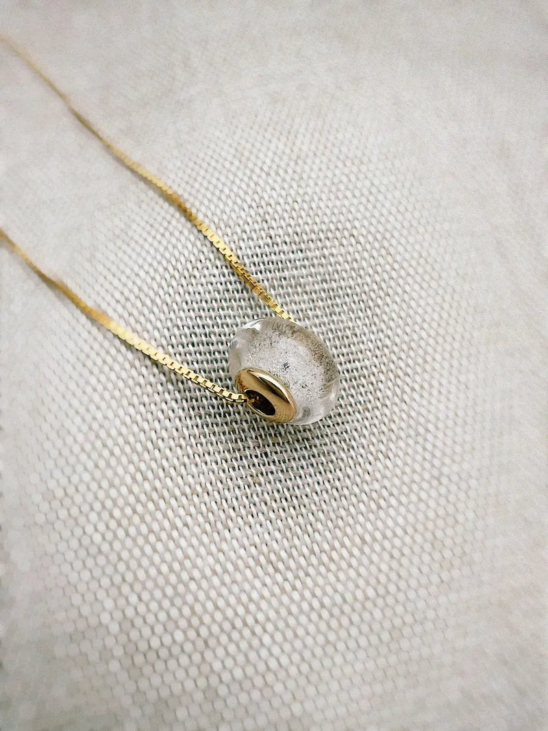 Joya con leche materna collar 