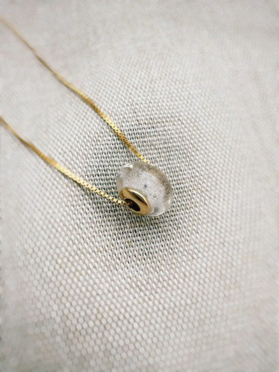 Joya con leche materna collar 