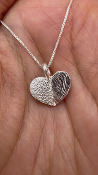 Huella corazón mini